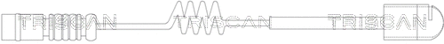 Warning Contact, brake pad wear (8115 10011)