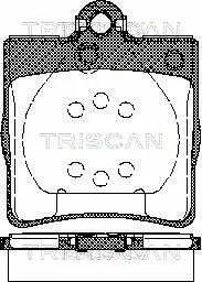 Brake Pad Set, disc brake (8110 23018)