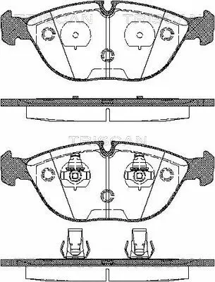 Brake Pad Set, disc brake (8110 11007)