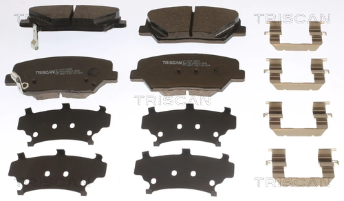 Brake Pad Set, disc brake (8110 43072)