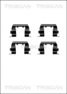 Accessory Kit, disc brake pad (8105 431621)