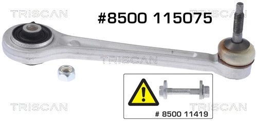 Control/Trailing Arm, wheel suspension (8500 115075)