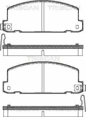 Brake Pad Set, disc brake (8110 60871)