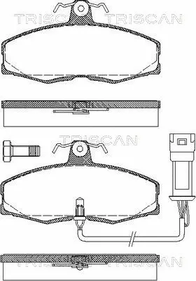 Brake Pad Set, disc brake (8110 10301)