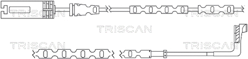 Warning Contact, brake pad wear (8115 11055)
