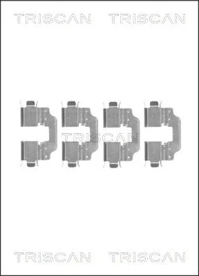 Accessory Kit, disc brake pad (8105 251602)