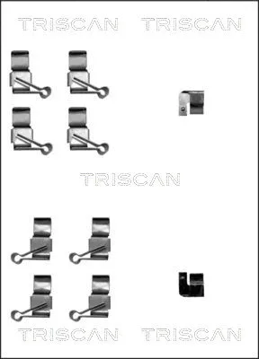 Accessory Kit, disc brake pad (8105 131627)