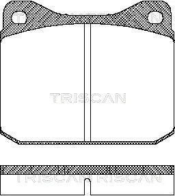 Brake Pad Set, disc brake (8110 29788)