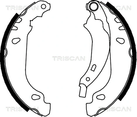 Brake Shoe Set (8100 25637)