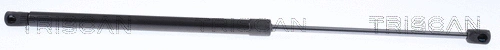 Gas Spring, boot/cargo area (8710 23297)