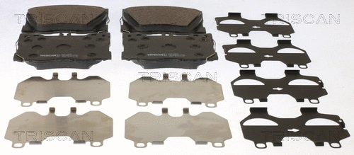 Brake Pad Set, disc brake (8110 23096)