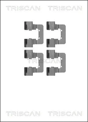 Accessory Kit, disc brake pad (8105 241611)