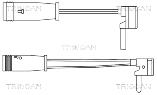 Warning Contact, brake pad wear (8115 23017)