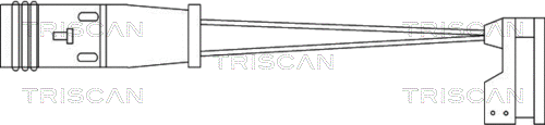 Warning Contact, brake pad wear (8115 10009)