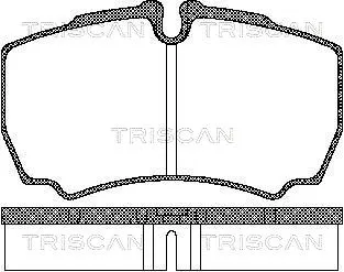 Brake Pad Set, disc brake (8110 15029)