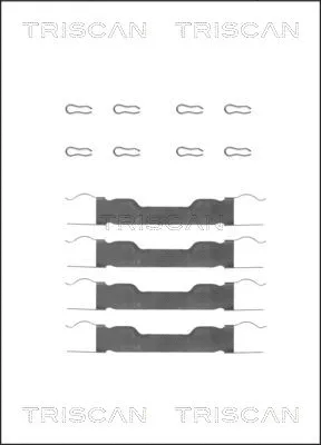 Accessory Kit, disc brake pad (8105 151347)