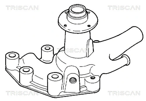 Water Pump, engine cooling (8600 60002)