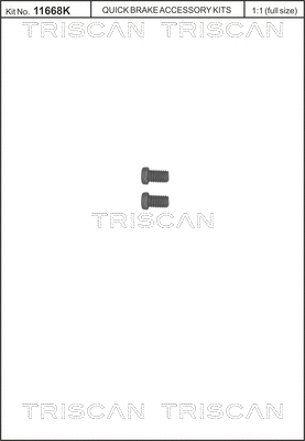 Screw Set, brake disc (8105 116009)