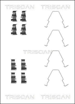 Accessory Kit, disc brake pad (8105 181002)