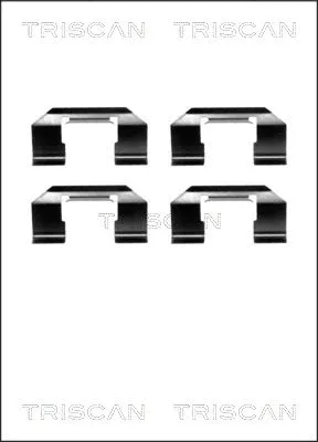 Accessory Kit, disc brake pad (8105 141585)