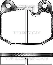 Brake Pad Set, disc brake (8110 11784)