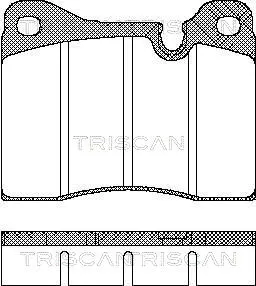 Brake Pad Set, disc brake (8110 11226)