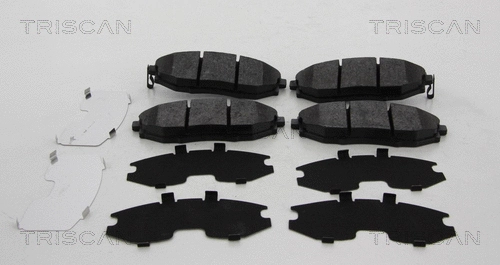 Brake Pad Set, disc brake (8110 21011)