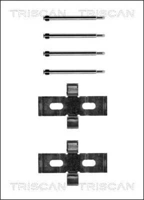 Accessory Kit, disc brake pad (8105 231409)