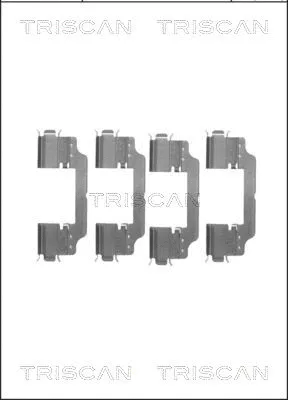 Accessory Kit, disc brake pad (8105 101647)