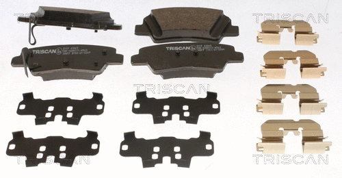 Brake Pad Set, disc brake (8110 43065)