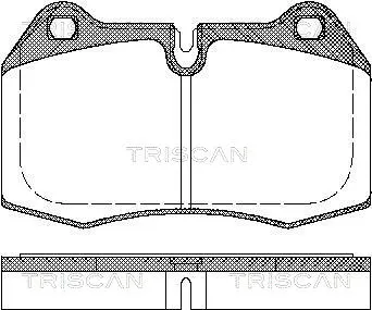 Brake Pad Set, disc brake (8110 11004)
