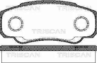 Brake Pad Set, disc brake (8110 10533)