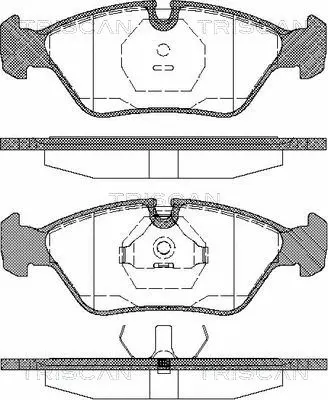 Brake Pad Set, disc brake (8110 10225)