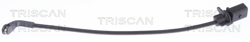 Warning Contact, brake pad wear (8115 29023)