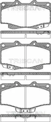Brake Pad Set, disc brake (8110 13030)