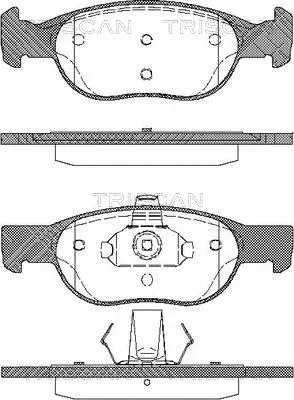 Brake Pad Set, disc brake (8110 15027)