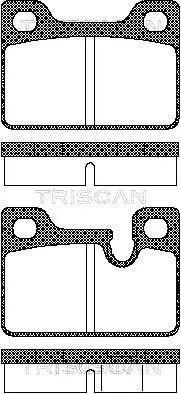 Brake Pad Set, disc brake (8110 11204)