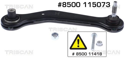 Control/Trailing Arm, wheel suspension (8500 115073)