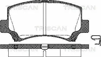 Brake Pad Set, disc brake (8110 69006)