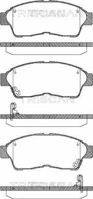 Brake Pad Set, disc brake (8110 13157)