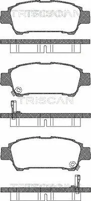 Brake Pad Set, disc brake (8110 13027)