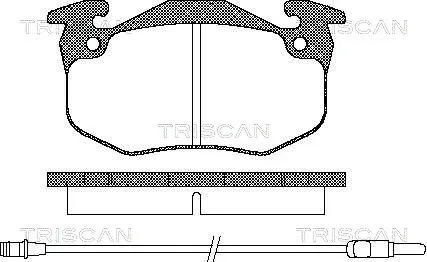 Brake Pad Set, disc brake (8110 25131)