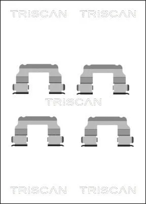 Accessory Kit, disc brake pad (8105 151349)