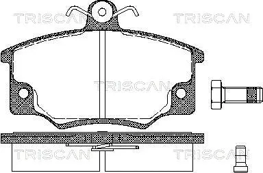 Brake Pad Set, disc brake (8110 15901)