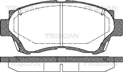 Brake Pad Set, disc brake (8110 13034)