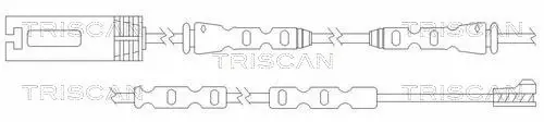 Warning Contact, brake pad wear (8115 11062)