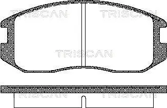 Brake Pad Set, disc brake (8110 42001)