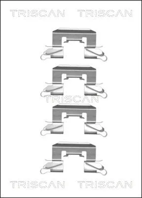 Accessory Kit, disc brake pad (8105 101658)