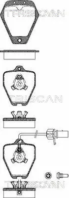Brake Pad Set, disc brake (8110 29031)
