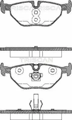 Brake Pad Set, disc brake (8110 65002)